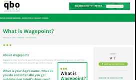 
							         What is Wagepoint? | QBOchat								  
							    