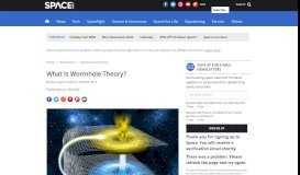
							         What Is Wormhole Theory? | Space								  
							    