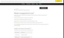 
							         What is wsappcontrol.exe? - FreeFixer								  
							    