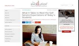 
							         What It Takes to Meet the Self-Service Expectations of Today's ...								  
							    
