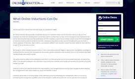 
							         What Online Inductions can Do - Online Induction								  
							    