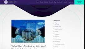 
							         What the Marsh Acquisition of Bluefin tells us about the current market								  
							    