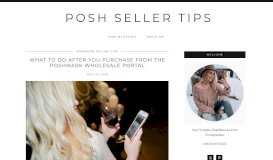 
							         What To Do After You Purchase From the Poshmark Wholesale Portal ...								  
							    