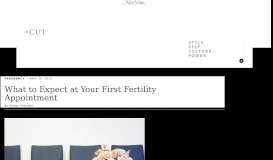 
							         What to Expect at a Fertility Clinic Doctor Appointment - The Cut								  
							    