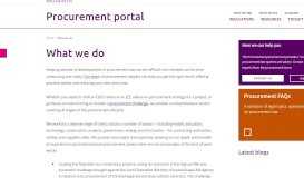 
							         What we do | Procurement Portal | Mills & Reeve								  
							    