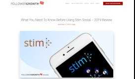 
							         What You Need To Know Before Using Stim Social - 2019 ...								  
							    