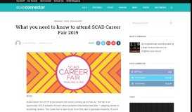 
							         What you need to know to attend SCAD Career Fair 2019 – The ...								  
							    