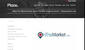 
							         What you should know about the new property portal – onthemarket ...								  
							    