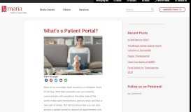 
							         What's a Patient Portal? - Medical Associates of Northwest Arkansas								  
							    