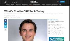 
							         What's Cool in CRE Tech Today | GlobeSt								  
							    