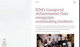 
							         What's Happening at ICM?								  
							    