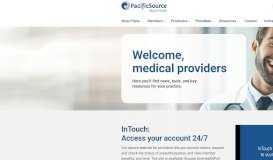 
							         What's New for Providers - PacificSource Health Plans								  
							    