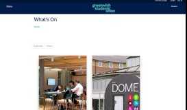 
							         What's On - Greenwich Students' Union								  
							    