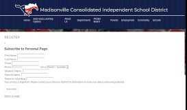 
							         What's this? - Madisonville Consolidated Independent School District								  
							    