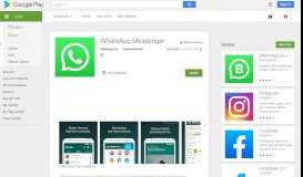 
							         WhatsApp Messenger - Apps on Google Play								  
							    