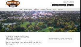 
							         Wheat Ridge Property Management - Deerwoods Real Estate ...								  
							    