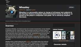 
							         Wheatley (Character) - Giant Bomb								  
							    