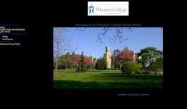 
							         Wheaton College Travel Portal - Campus Travel Management								  
							    