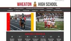 
							         Wheaton High School, Silver Spring, Maryland								  
							    
