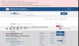
							         When 4 does not mean 4: a patient portal lesson. - NCBI								  
							    
