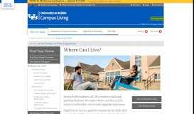 
							         Where Can I Live? - Campus Living - University at Buffalo								  
							    