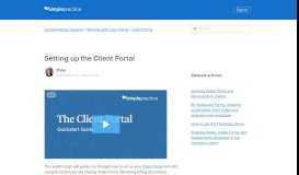 
							         Where is the Client Portal link (practice URL)? – SimplePractice Support								  
							    