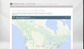 
							         Where to Buy - American Lighting								  
							    