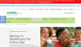 
							         Where to Find Us | Women's Health Institute | AMITA Health								  
							    