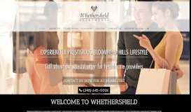 
							         Whethersfield Apartments								  
							    