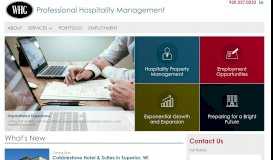 
							         WHG Companies, LLC | Professional Hospitality Management								  
							    