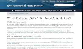
							         Which Electronic Data Entry Portal Should I Use? - Sacramento ...								  
							    