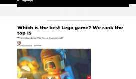 
							         Which is the best Lego game? We rank the top 15 - Digital Spy								  
							    