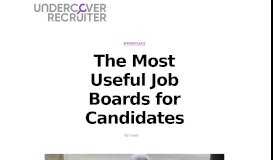 
							         Which Job Boards are Most Useful for Jobseekers?								  
							    