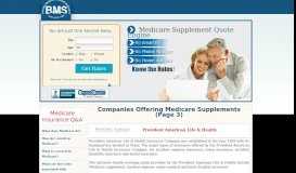 
							         Which Medicare Supplemental Company?								  
							    