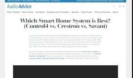 
							         Which Smart Home System is Best? (Control4 vs. Crestron vs. Savant ...								  
							    