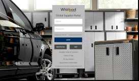 
							         Whirlpool Global Supplier Portal - PLEASE SIGN IN								  
							    