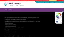 
							         White Academy – A Global Educational Excellence Academy								  
							    