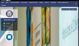 
							         White Hill Middle School / Homepage - Ross Valley School District								  
							    