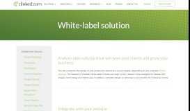 
							         White Label Solution - Clinked								  
							    