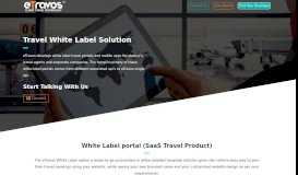 
							         White label travel portal | B2B & B2C Travel portal | etravos.com								  
							    