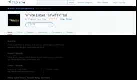 
							         White Label Travel Portal Reviews and Pricing - 2019 - Capterra								  
							    
