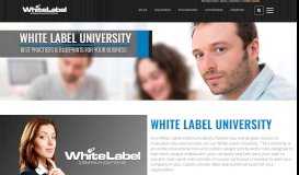 
							         White Label University – White Label Communications								  
							    