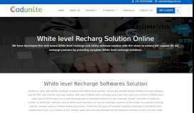 
							         White level Recharge Softwares Solution - Welcome to Our Website								  
							    
