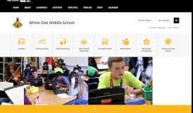 
							         White Oak Middle School / Homepage - New Caney ISD								  
							    