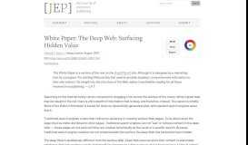 
							         White Paper: The Deep Web: Surfacing Hidden Value								  
							    