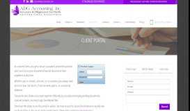 
							         White Plains, NY Accounting Firm | Client Portal Page | ADG ...								  
							    