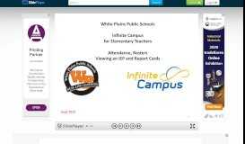 
							         White Plains Public Schools Infinite Campus for Elementary ...								  
							    