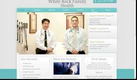 
							         White Rock Family Health - Family Practice, Medical Care								  
							    