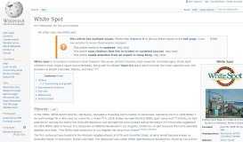 
							         White Spot - Wikipedia								  
							    