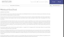 
							         Whitefoord Client Portal – Whitefoord LLP								  
							    